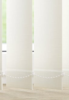 Hanoi, Ice White - Vertical Blind Slats